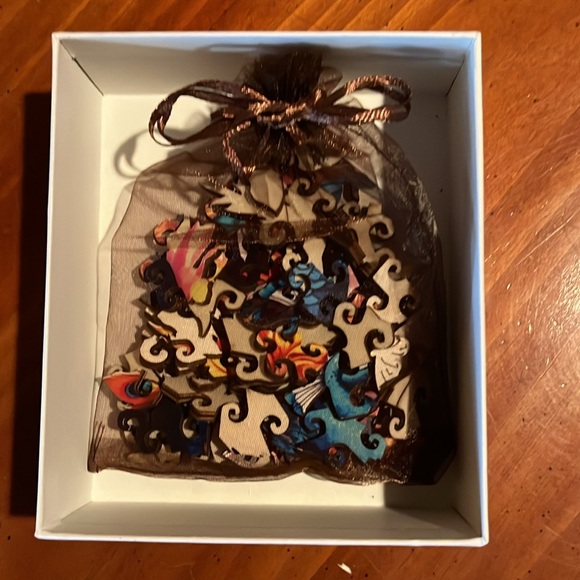 🧩 70 piece challenging Quordle Wooden Puzzle. Real quality. Beautiful. Complete. - Picture 7 of 8